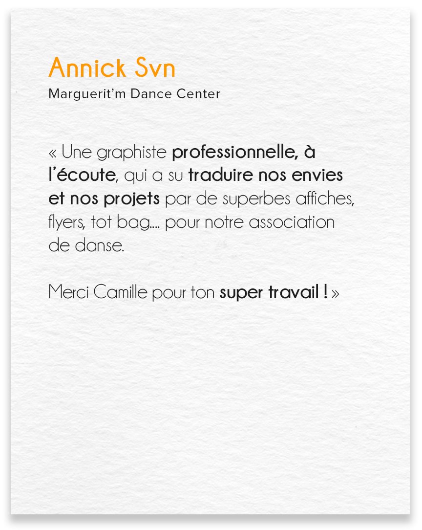 Témoignage de l'association de dance Marguerit'm Dance Center